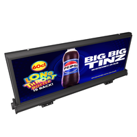 Écran publicitaire LED P1.8 pour voiture, affichage LED sur le toit de taxi, contrôle Wifi 4G, écran LED pour le toit de taxi