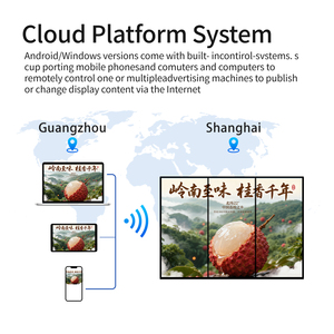 Veeluame 85 inç Video Duvar LCD 1x4 Ultra Geniş Format 1 Yıl Garantili İç Mekan Dijital Podyum Reklamcılığı Moda Perakende Mağazaları için - Product Image 3
