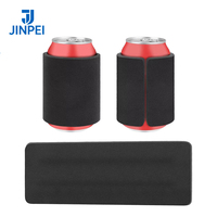 Manchon isotherme pliable en néoprène de 5 mm pour canettes, personnalisable par sublimation, pour fêtes à la plage, vente en gros