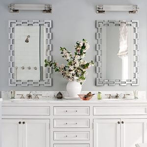 Modern 3D <b>Rectangular</b> Wooden Wall <b>Mirror</b> Sticker Silver/Brown 4mm Thick USB Light in Trend Brand for Living Room Hanging Decor - Product Image 5