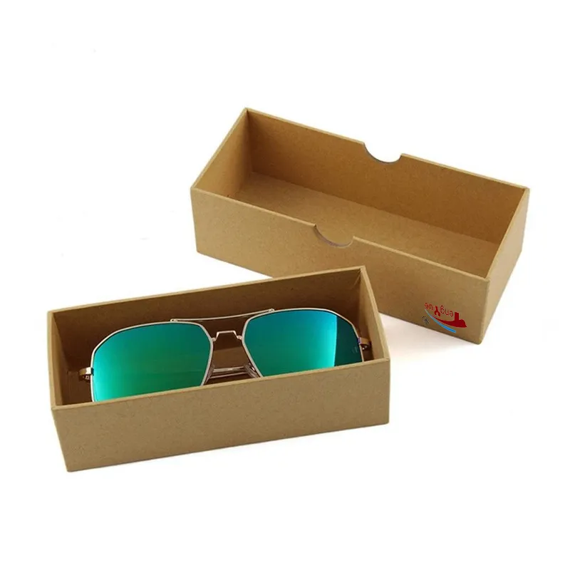 사용자 정의 로고 단단한 판지 안경 선글라스 케이스 선물 뚜껑 및베이스 박스 선글라스 포장 상자