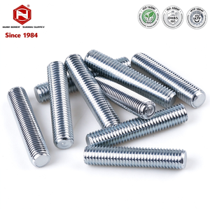 เหล็กเส้นเกลียวคาร์บอนสตีล DIN975 จากโรงงาน, เหล็กเกลียวชุบสังกะสีแบบเต็มเกลียว หลายขนาดความยาว - Product Image 1