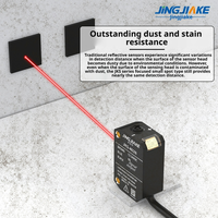Capteur laser haute fréquence JKS-402 à suppression de fond, détection de positionnement à réponse rapide pour l'automatisation industrielle