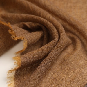 Sciarpe e Scialli da <span class=keywords><strong>Donna</strong></span> in <span class=keywords><strong>Cashmere</strong></span> 100% Tinta Unita con Frange Corte, Hijab Istantaneo di Design - Product Image 5