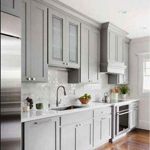 Meubles de cuisine Darlia en bois massif, design moderne, style shaker, blanc, pour les États-Unis et l'Australie - Product Image 3