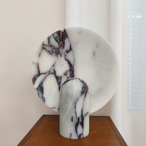 Odsen thiết kế Nordic Alabaster Bảng Đèn đá cẩm thạch cơ sở đèn G9 LED bóng đèn bảng ánh sáng cho phòng đọc sách cạnh giường phòng khách - Product Image 5