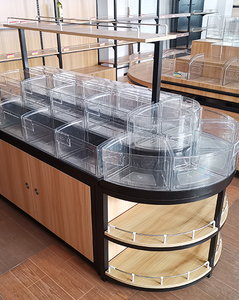 Thang Hình Bán Lẻ Cửa Hàng Kẹo Và Hạt Hiển Thị Giá Gỗ Và Kim Loại Hiển Thị Kệ Siêu Thị Thiết Bị Cho Lưu Trữ Đồ Ăn Nhẹ - Product Image 6