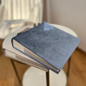 Couverture personnalisée en velours avec motif de cœur 40 pages, album de souvenirs, album photo de <span class=keywords><strong>mariage</strong></span> et de voyage en famille - Product Image 3