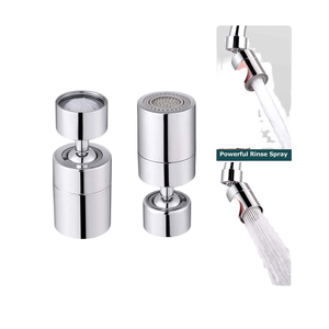 Aérateur <span class=keywords><strong>de</strong></span> robinet <span class=keywords><strong>d</strong></span>'évier <span class=keywords><strong>de</strong></span> cuisine en laiton à double fonction <span class=keywords><strong>de</strong></span> style moderne Adaptateur <span class=keywords><strong>d</strong></span>'<span class=keywords><strong>air</strong></span> pivotant à 720 degrés Robinet <span class=keywords><strong>de</strong></span> <span class=keywords><strong>salle</strong></span> <span class=keywords><strong>de</strong></span> <span class=keywords><strong>bain</strong></span> durable en laiton - Product Image 1