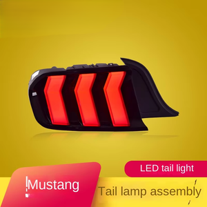 Pour Ford <span class=keywords><strong>Mustang</strong></span> 15-20 LED assemblage de feu arrière dynamique effet d'eau courante nouvelle lentille rouge 12V dédié feu arrière LED modifié - Product Image 2