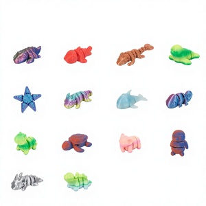 Mini Figuras de Animales Impresas en 3D, Juguetes Lindos para Niños, Regalos y Decoraciones, Tamaño de 2.3 cm a 4.8 cm - Product Image 2
