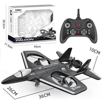 Samtoy – Drone électrique sans marque, modèle de vol en polystyrène EPP, télécommande fixe, vol, planeur, avion RC, avion à Jet