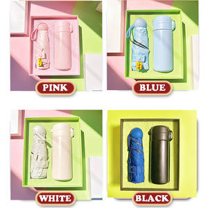 Promotional Luxury <strong>Gift</strong> Accessories Anniversary Wedding Souvenirs <strong>Umbrella</strong> and Thermos Corporate <strong>Gift</strong> <strong>Set</strong> for Guests - Product Image 2
