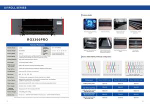 Printer UV Roll to Roll Otomatis Lanqi 320CM Baru dengan Kepala Cetak Konica CMKY Putih CMKY Light Box Printer Digital UV - Product Image 5