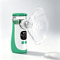 Nebulizador Eléctrico Portátil Médico para Niños y Adultos, Mini Nebulizador de Malla Recargable por USB para Uso Doméstico, de Plástico, con Certificación CE