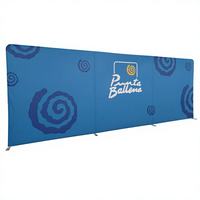 Bannière réutilisable droite en alliage d'aluminium de 20 pieds, impression par transfert thermique, décoration portable pour événements Anime/Romantiques/Rétro
