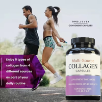 Supplément de capsule de collagène avec de la vitamine C, capsules de collagène