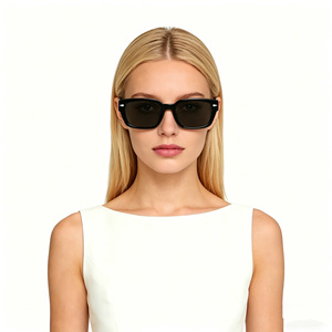 Nuevas gafas de sol cuadradas de moda Retro Vintage Unisex propionato gafas de sol estética avanzada <span class=keywords><strong>lentes</strong></span> polarizadas - Product Image 2