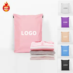 Polymailer Custom Logo Printing 100% Biodegradable Compostable Poly Mailer Mailing Bag Packaging Shipping Express Bags Clothing Polymailer