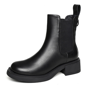 <span class=keywords><strong>Stivali</strong></span> corti in pelle di <span class=keywords><strong>prima</strong></span> fascia 2023 in pelle stile britannico retrò <span class=keywords><strong>stivali</strong></span> da <span class=keywords><strong>donna</strong></span> con suola spessa - Product Image 1