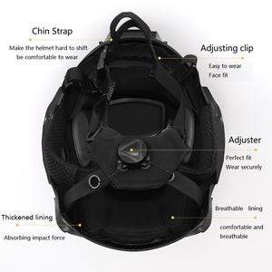 หมวกนิรภัยคาร์บอนไฟเบอร์สำหรับขี่จักรยาน ปีนเขา ป้องกันแรงกระแทก ผลิตโดยผู้ผลิตหมวกนิรภัยทางยุทธวิธี ขายส่ง - Product Image 3