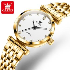 Reloj de Lujo Personalizado con Logotipo OEM 5596, Reloj de Pulsera de Cuarzo Elegante e Impermeable para Mujer, Regalos de Lujo - Product Image 2