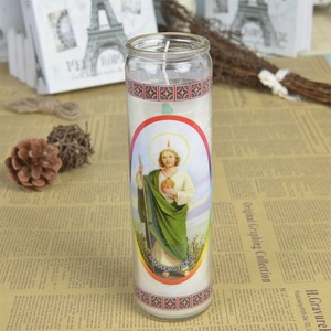 Wholesale Excellent Eco-friendly Glass Jar Religious Custom <strong>Prayer</strong> <strong>Candles</strong> - Product Image 3