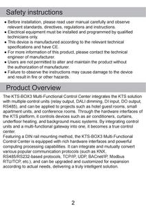 Kanontec KTS-BOX3 KNX Central Control Host 1 Dali <strong>Interface</strong> 1 Reusable Network <strong>Interface</strong> 1 KNX <strong>Interface</strong> for Building Automation - Product Image 6