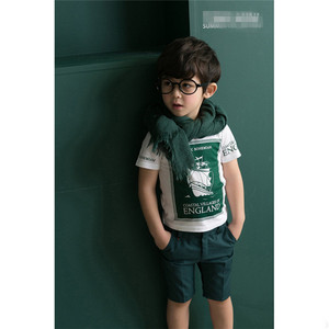 Conjunto de Ropa para Niños 2017, Pantalones y Camiseta con Diseño Elegante de Huzhou - Product Image 1