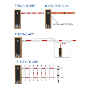 Barrière d'accès bidirectionnelle robuste de qualité industrielle, <span class=keywords><strong>anti</strong></span>-écrasement, à double commande intelligente, avec prise en charge ANPR pour système de <span class=keywords><strong>stationnement</strong></span> - Product Image 2