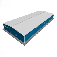 Aisi-diseño de fabricación de cobertizo de construcción de fábrica de plantas, estructura Industrial prefabricada de acero enrollado en caliente, 22-30 días
