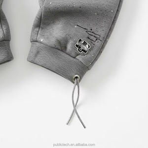 Pantalons de survêtement décontractés pour hommes de haute qualité, hiver, épaissis, taille élastique, style hip-hop, coupe ample, mi-longueur, avec motif de lettres - Product Image 2