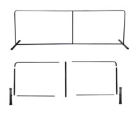 OEM 200x70cm Deflector de tenis de mesa Pickleball Court Surround Barrier Block para entrenamiento para niños