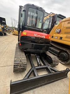 Mini-excavatrice sur chenilles Kubota KX155 d'occasion, faible nombre d'heures de travail, haute qualité, hydraulique - Product Image 6