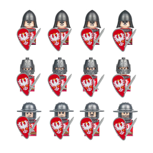 Vente en gros de 12 figurines de construction, jouet de soldat de la <span class=keywords><strong>Rome</strong></span> antique, chevalier du Moyen Âge, mini figurines - Product Image 2