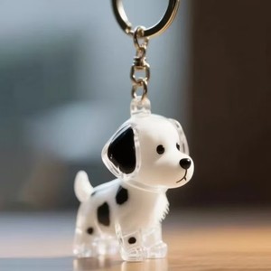 Transparent <b>Memorial</b> <b>Keepsake</b> Capsule Kawaii Hair Collector Keychain Mini Pet Dog Fur Preservation Pendant - Product Image 4