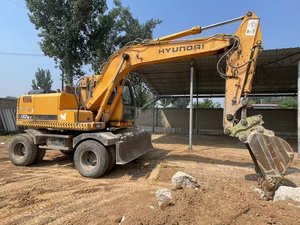 Excavadora de cadenas Hyundai usada coreana de 15 toneladas con motor, lista para envío rápido desde China - Product Image 5