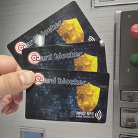 Carte de membre anti-RFID en PVC, mini bloqueur NFC étanche, marque EG, 6-8 cm, pour hôtels d'affaires, 13,56 MHz T5577 EM4305