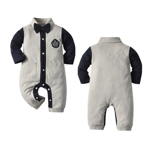 Barboteuse en coton pour bébé garçon, cadeaux de baptême de 0 à 12 mois, vêtements BBRS-005 - Product Image 3