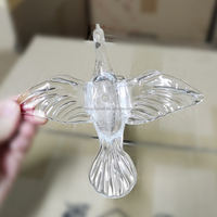 Plafonnier led suspendu en verre de Murano, design d'oiseau volant, luminaire décoratif d'intérieur, idéal pour un loft, un hôtel ou un Restaurant
