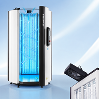 Cabine de photothérapie UVB/UVA 311 nm certifiée US 510K CE, appareil de thérapie par lumière UV pour le corps entier, pour le psoriasis, le vitiligo, l'eczéma, utilisation hospitalière