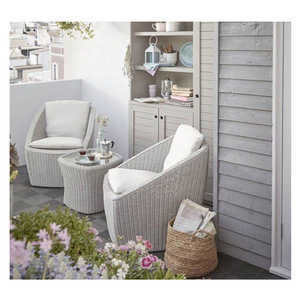 STARRYHEART 3 piezas al aire libre Bar muebles mimbre ratán muebles de jardín muebles de exterior conjunto - Product Image 5