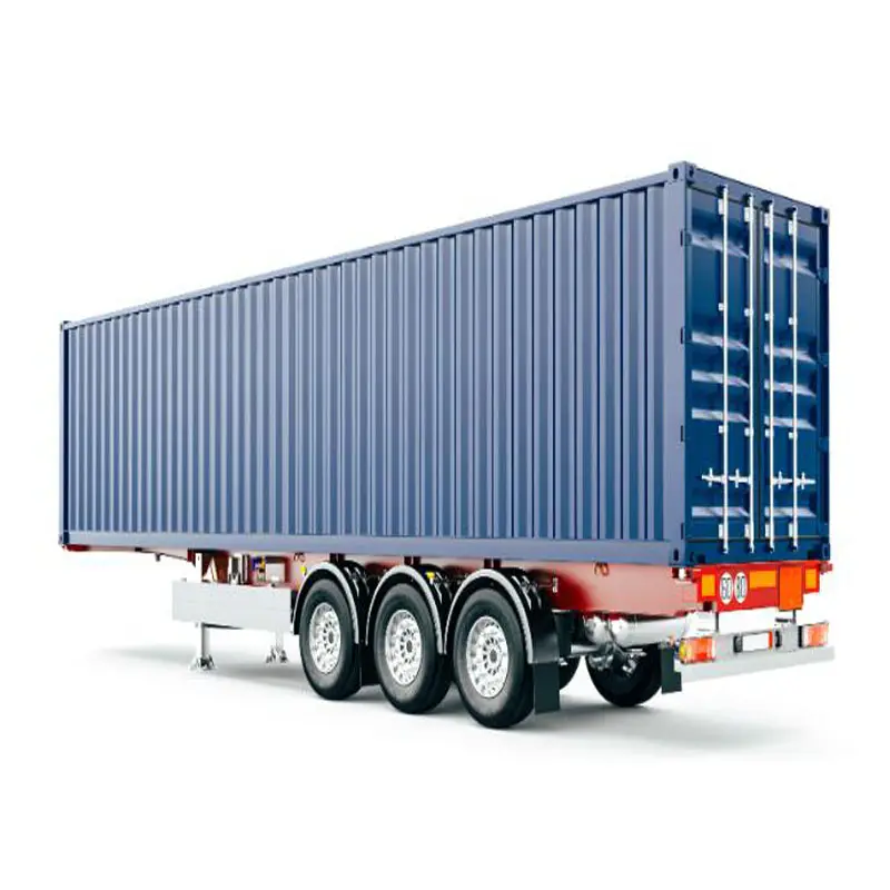 2/3 Axles Van Cargo Box Body Curtain Side Truck Trailer Bulk Cargo Van Semi Trailer For Sale