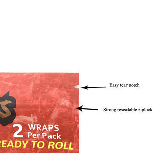 オリジナルの再利用可能なウィンドウアップポーチフードジッパーマイラーバッグカリシガークッキー印刷スタンドジップロックCE証明書付き - Product Image 4