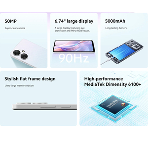 โทรศัพท์มือถือ Mi Redmi 13C 5G 128GB ของแท้ใหม่แกะกล่อง ปลดล็อคแล้ว กล้อง AI 50MP <span class=keywords><strong>แบ</strong></span><span class=keywords><strong>ต</strong></span>เตอรี่ 5000mAh ชาร์จเร็ว 18W - Product Image 3