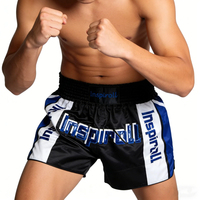 Celana Muay Thai Premium dengan Belahan Samping Celana Pertarungan Satin Ringan untuk Latihan Kickboxing MMA Logo Kustom Tersedia