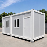 Bureau mobile en conteneur, maison préfabriquée en acier, prête à l'emploi avec câblage et plomberie préinstallés
