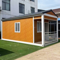 Casa Contenedor Prefabricada Expandible de Acero Ligero, Oficina Móvil, Cocina, Dormitorios, Edificio Solar, Vivienda Impermeable