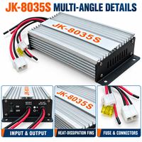 Convertisseur abaisseur de tension DC-DC JK-8035S 18-40V vers 13.8V 35A, transformateur réducteur de tension pour autoradio et unité radio mobile bidirectionnelle
