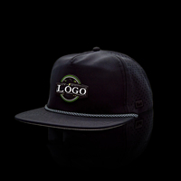 Topi Anti Air Kustom Berbagai Bentuk Topi Snapback dengan Lubang Laser Cut untuk Pria & Wanita Topi Olahraga